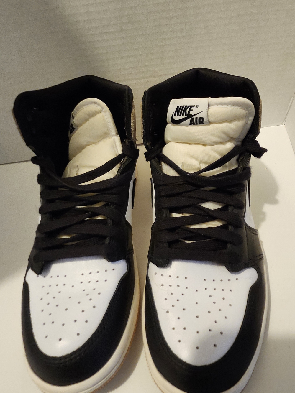 Nike Air Men’s High-Top Sneakers in Black and White